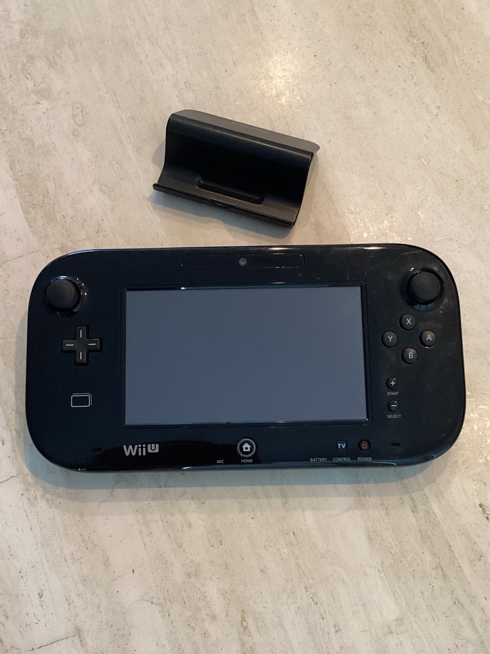 Nintendo Wii U GamePad Controller Model WUP-010 USA Black Replacement Working